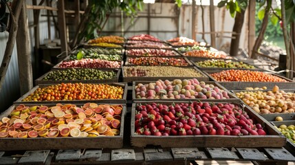 Fruit Drying Under the Sun