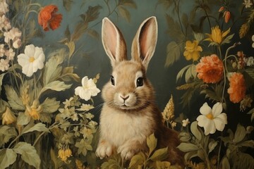 Bunny painting art animal.