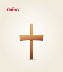 Good Friday, Good Friday Creative design for social media post.