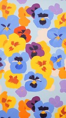 Jumbo pansy floers backgrounds pattern flower.