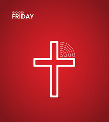 Good Friday, Good Friday Creative design for social media post.