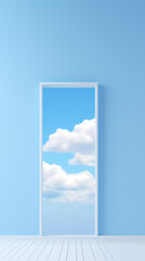 Empty room interior background