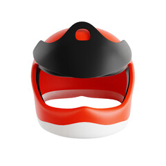 Off-Road Helmet 3d Illustration