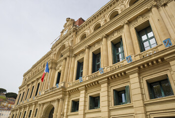 Fototapeta na wymiar City Hall in Cannes, France