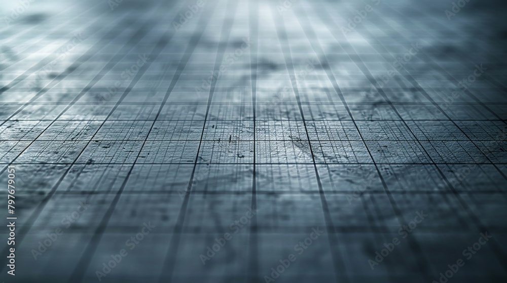 Poster grid lines: a macro shot of a drafting table with intricate grid lines