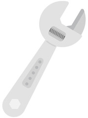 Tools vector wrench cartoon vector illustration isolated on white background.