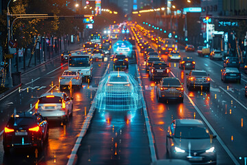 Reinforcement learning algorithms optimizing traffic flow in smart cities.