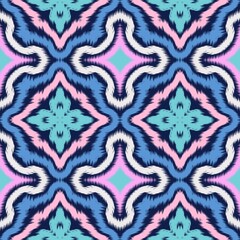 Seamless Ikat ethnic traditional pattern geometric abstract folklore ornament Tribal ethnic illustration background