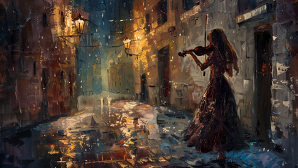 Serenade in Silence: The Violinist of the Middle Ages