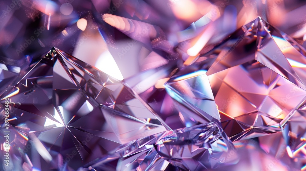 Poster shiny sparkling crystal texture. luxurious design element