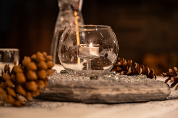 Christmas vibes in the table decorations