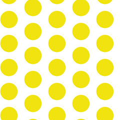 yellow polka dot seamless pattern design