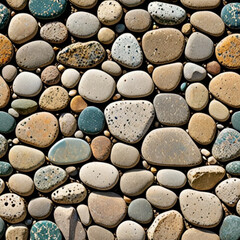 Stone wall texture background Colored design AI