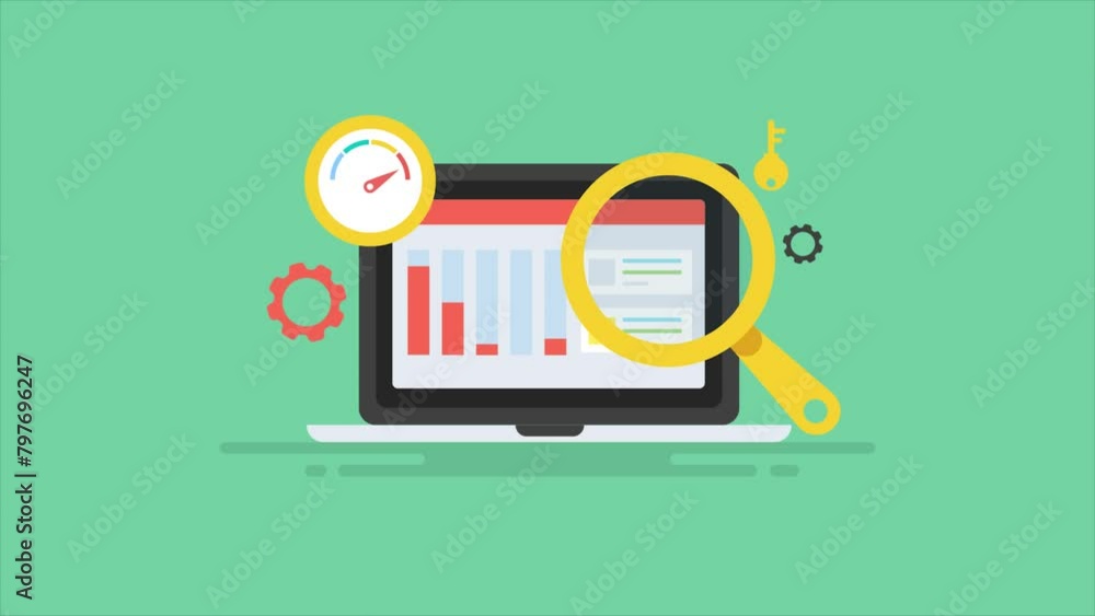 Aufkleber seo checker software website audit, keyword ranking performance on organic search engine result data