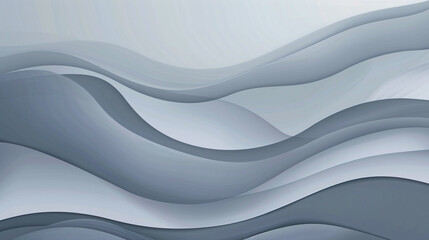 Obraz premium Slate Gray Minimal Wave Vector Background in Ultra HD Quality.