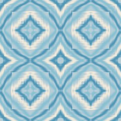 Seamless Ikat ethnic traditional Textile pattern geometric abstract folklore ornament Tribal ethnic...