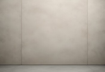 AI generated illustration of abstract empty concrete wall with dramatic lighting at the far end