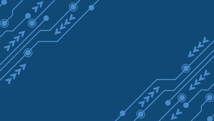 blue circuit board background