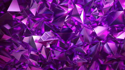 Purple Polygon Abstract Background