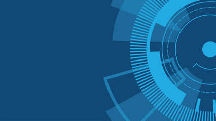 abstract blue background with gears