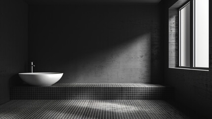 Timeless Elegance: Monochrome Minimalism in Bathroom Design