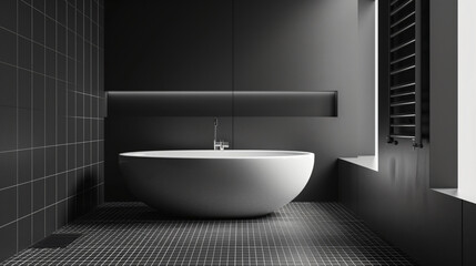 Timeless Elegance: Monochrome Minimalism in Bathroom Design