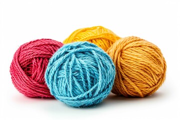 Yarn, isolated on white