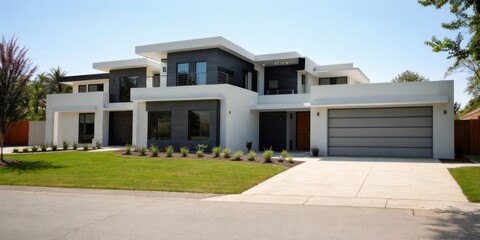 modern house property real estate exterior design