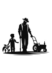fathers day vector