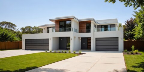 modern house property real estate exterior design