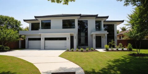 modern house property real estate exterior design