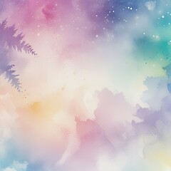 abstract watercolor background with bokeh
