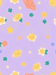 Obraz premium space colorful wallpaper background