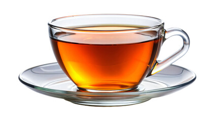 steaming black tea to hot beverages in white cups sit on saucers