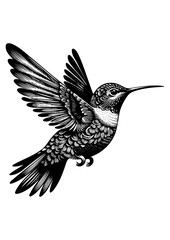 hummingbird vector