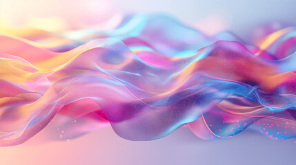  3D element with waves of holographic energy flowing in a spectrum