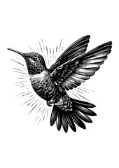 hummingbird vector