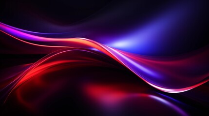 Naklejka premium abstract background of neon waves