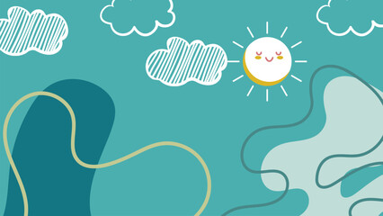 green illustration background with abstract pattern. Creative Abstract Seamless Background. A Vibrant and Dynamic Background Design