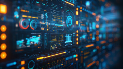 Corporate governance and compliance technology displayed through a digital interface in a corporate environment.