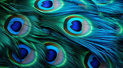 Photo of Peacock Feather Detail Macro Photography