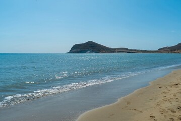 Fototapeta na wymiar Genoveses beach in Almeria Spain 1