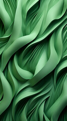 green curled paper texture