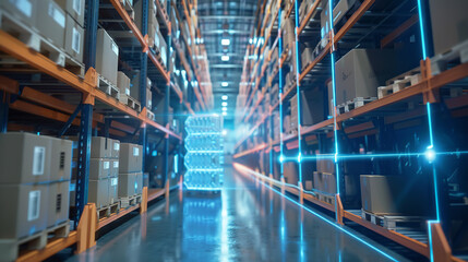 High-end smart AI warehousing