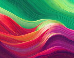 horizontal colorful abstract wave background with ruby, amethyst and emerald color - obrazy, fototapety, plakaty