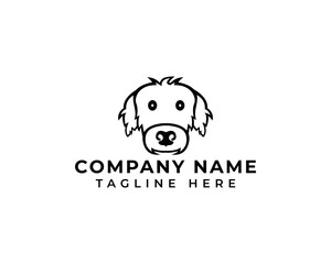 minimalist dog logo