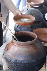 Obraz premium Clay pots in rural areas of Pakistan