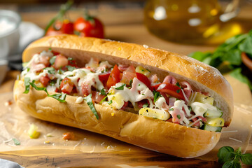 Trendy Homemade Chopped Italian Sub Sandwich