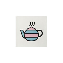 The teapot icon. Tea symbol. Flat
