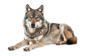 Fototapeta premium Photo of grey wolf animal mammal coyote.